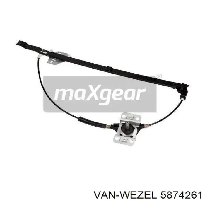 Стеклоподъемник передней двери VAN Wezel 5874261