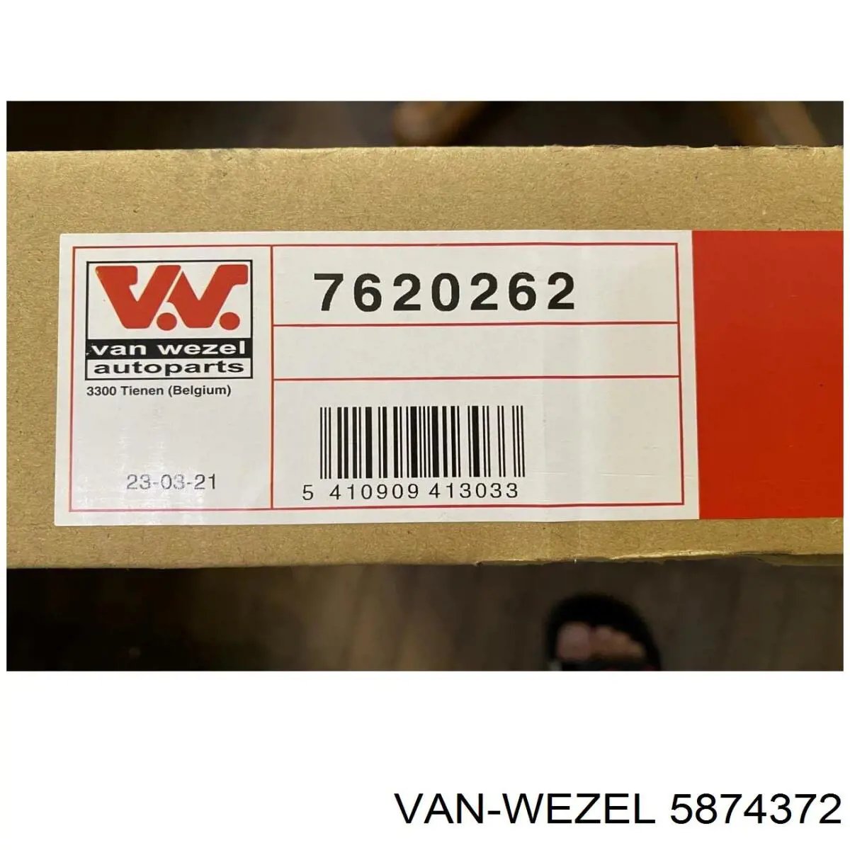 Щиток тормозного диска переднего VAN Wezel 5874372 цена, от 9.41 USD