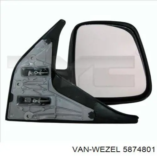 Купить 5874801 VAN Wezel Наружное зеркало левое