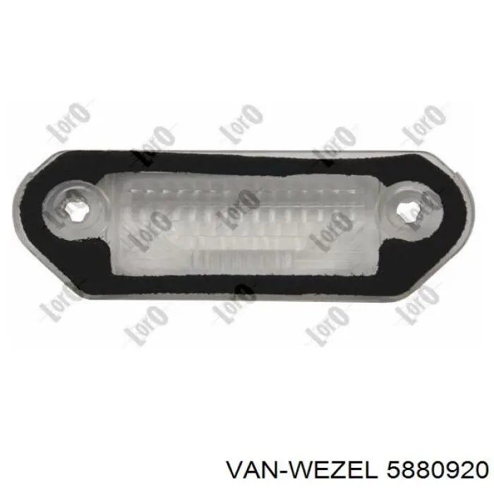 Фонарь подсветки номерного знака 5880920 VAN Wezel