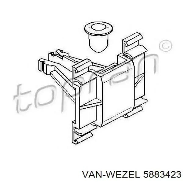 Молдинг двери передней левой VAG 1H4853515A цена, от 12.67 USD
