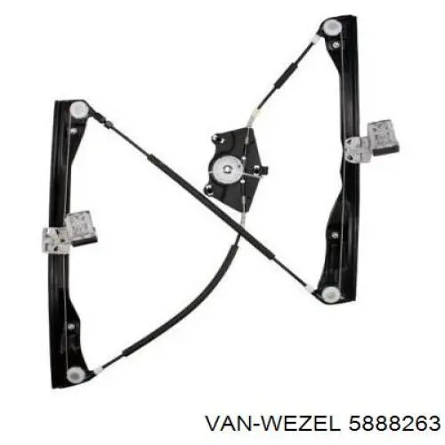 Механизм стеклоподъемника водительской двери VAN Wezel 5888263 цена, от 30.46 USD