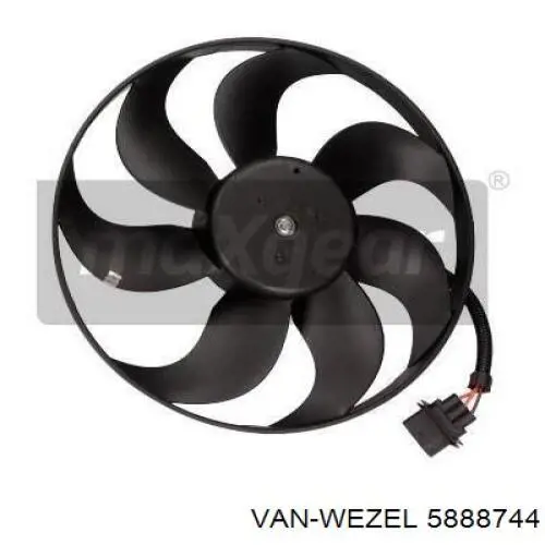 Электровентилятор охлаждения в сборе VAN Wezel 5888744 цена, от 45.61 USD
