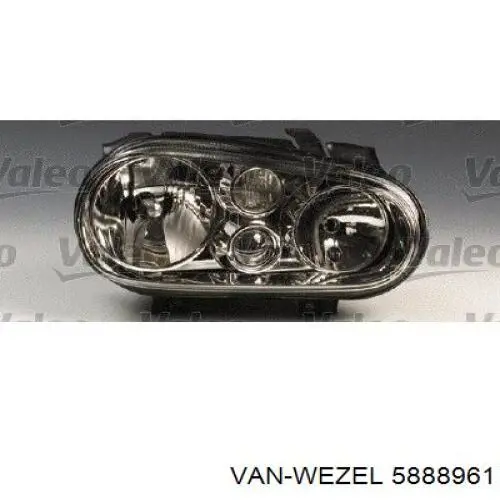 Фара левая VAN Wezel 5888961 цена, от 64.88 USD