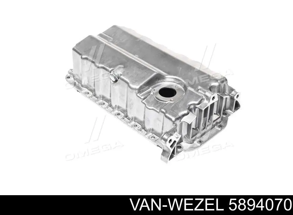 5894070 VAN Wezel поддон масляный картера двигателя