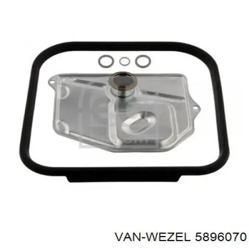 Купить 5896070 VAN Wezel Поддон картера двигателя