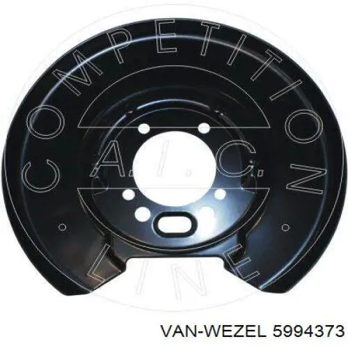 Защита тормозного диска заднего 5994373 VAN Wezel