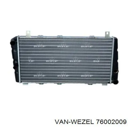 Радиатор 76002009 VAN Wezel