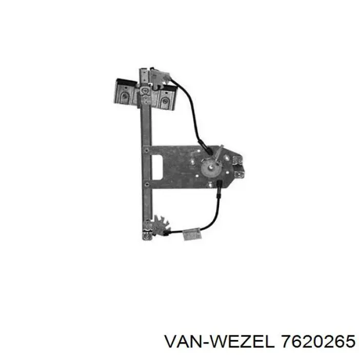 Механизм стеклоподъемника двери задней левой VAN WEZEL 7620265