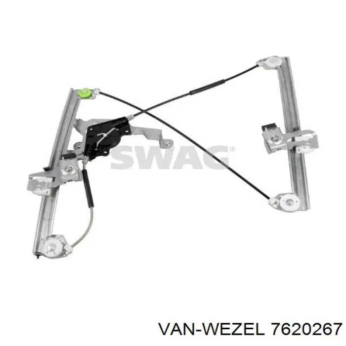 Стеклоподъемник передней левой двери 7620267 VAN Wezel