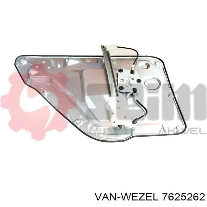 Механизм стеклоподъемника двери передней, правой VAN Wezel 7625262