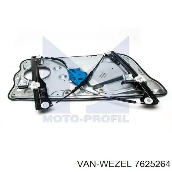 Стеклоподъемник передней правой двери 7625264 VAN Wezel