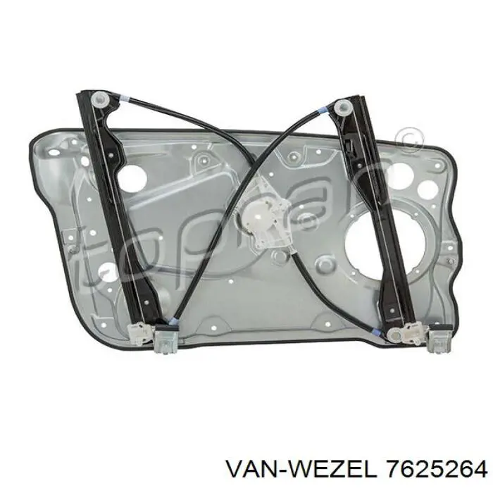 Стеклоподъемник передней правой двери VAN Wezel 7625264 цена, от 30.88 USD