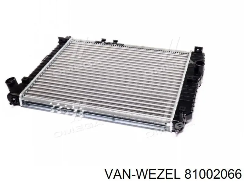 Радиатор 81002066 VAN Wezel