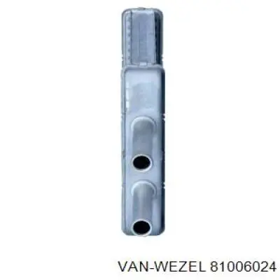 Радиатор печки 81006024 VAN Wezel