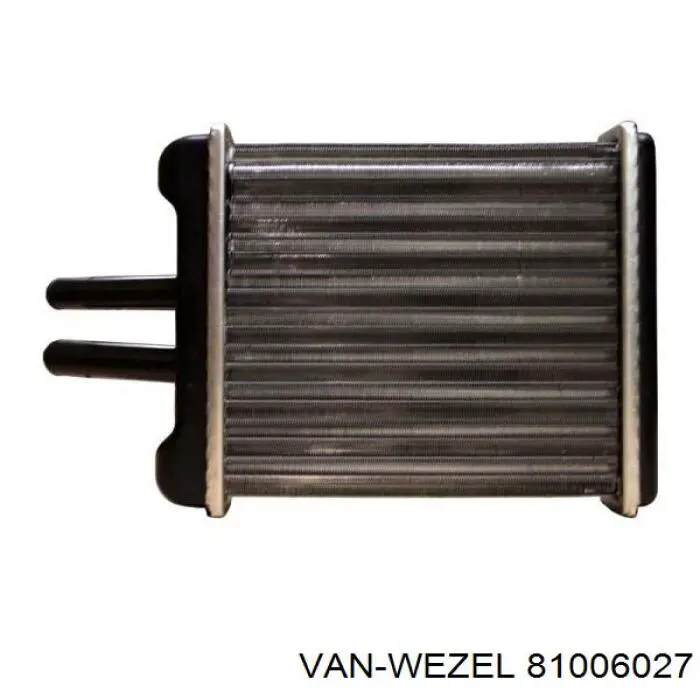 Радиатор печки (отопителя) VAN Wezel 81006027 цена, от 27.49 USD
