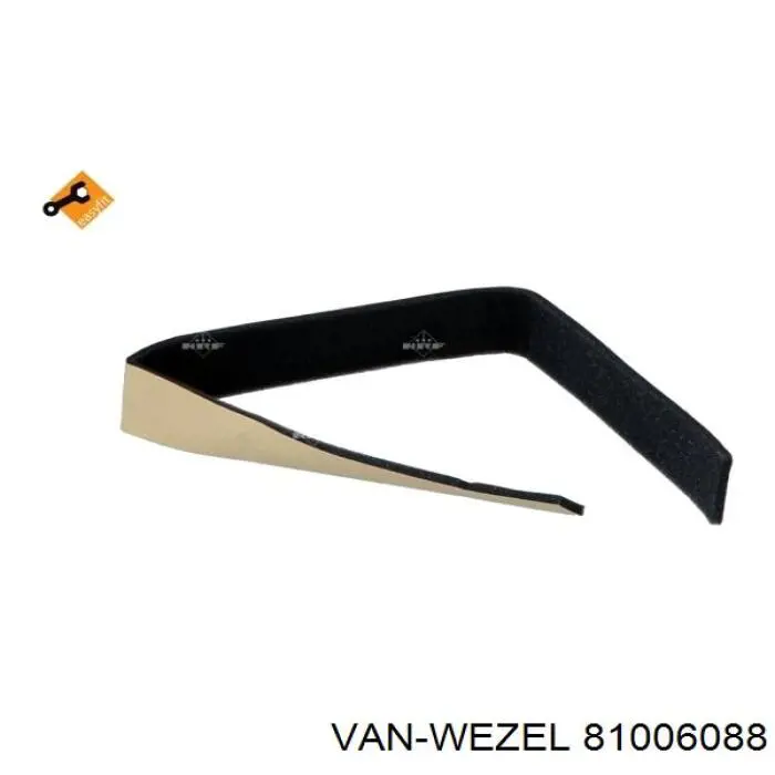 Радиатор печки (отопителя) VAN Wezel 81006088 цена, от 27.27 USD