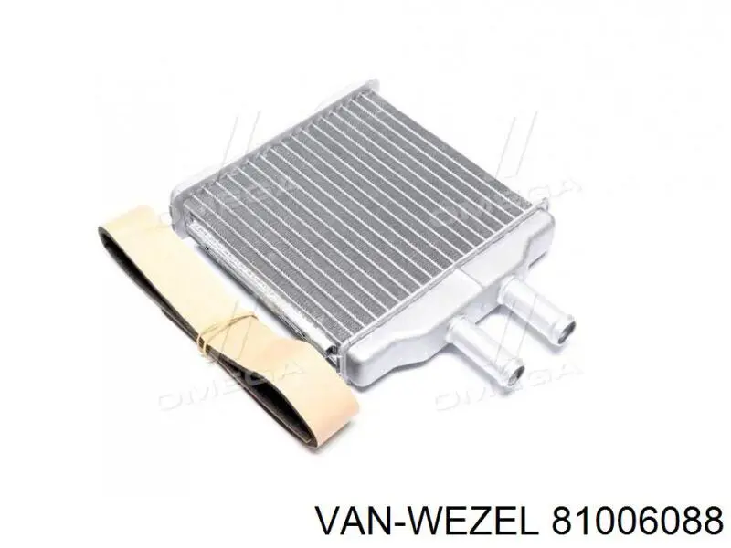 Радиатор печки 81006088 VAN Wezel