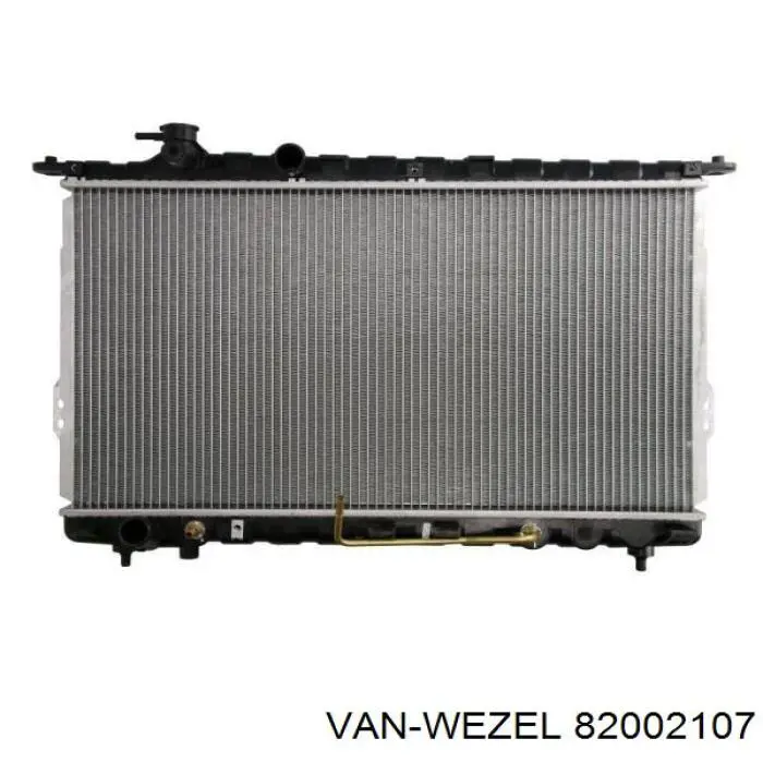 Радиатор 82002107 VAN Wezel