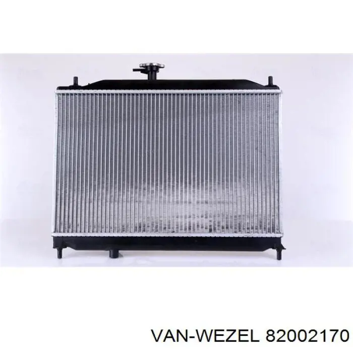 Radiador refrigeración del motor 82002170 VAN Wezel