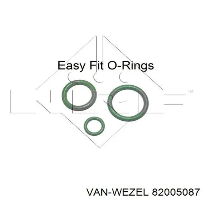 Конденсатор кондиционера VAN Wezel 82005087 цена, от 78.97 USD
