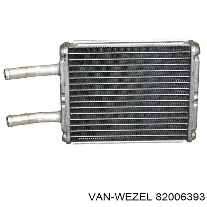 Радиатор печки 82006393 VAN Wezel