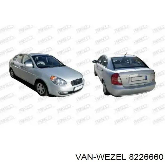 Капот 8226660 VAN Wezel