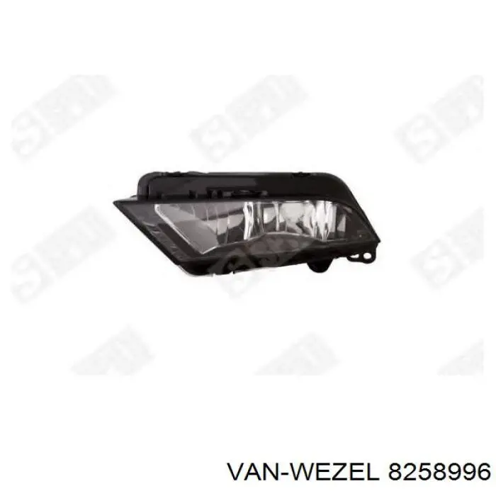 8258996 VAN Wezel luzes de nevoeiro direitas