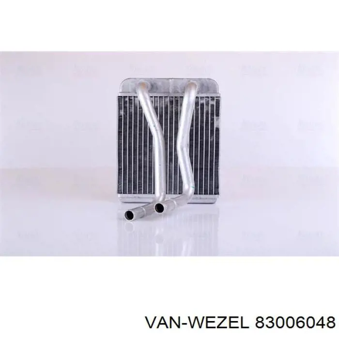 83006048 VAN Wezel радиатор печки