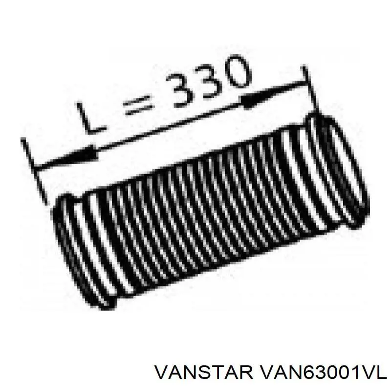 Гофра глушителя VAN63001VL VANSTAR