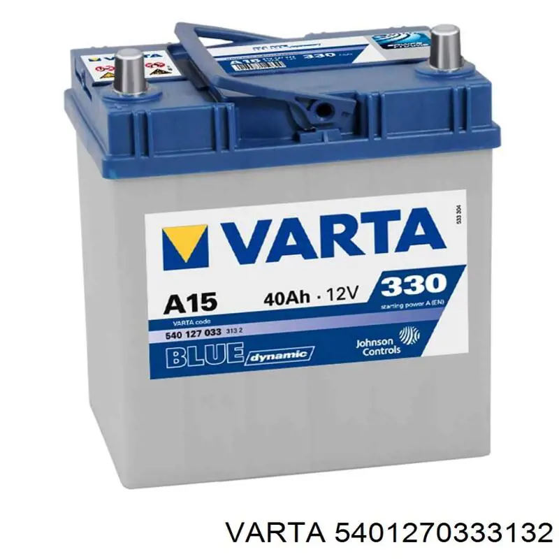Аккумулятор Varta Blue Dynamic 40 А/ч 12 В B00 5401270333132