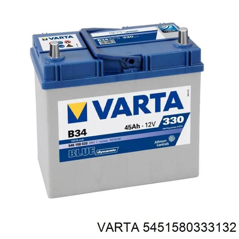 Аккумулятор Varta Blue Dynamic 45 А/ч 12 В B00 5451580333132