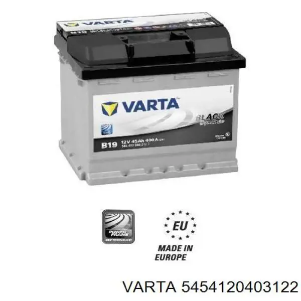 Купить Аккумулятор Varta 45 А/ч (5454120403122)