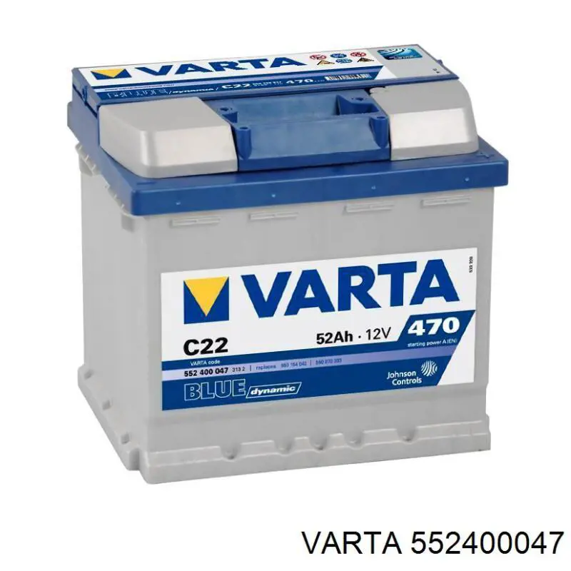 552400047 VARTA Batería original y equivalente