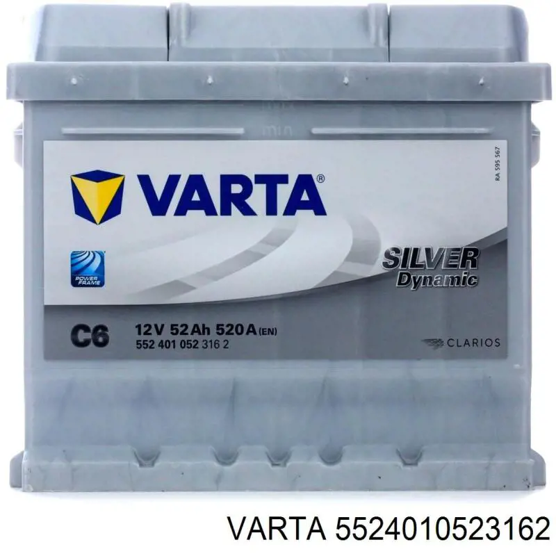 Аккумулятор 5524010523162 Varta