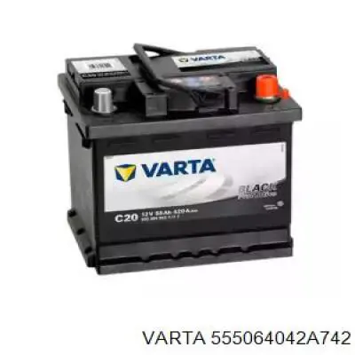 Аккумулятор 555064042A742 Varta