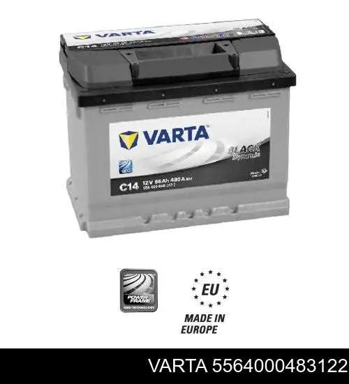 Аккумулятор Varta Black Dynamic 56 А/ч 12 В B13 5564000483122