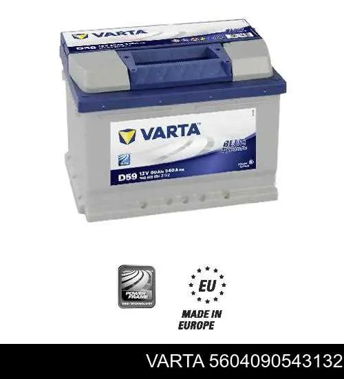 Аккумулятор Varta Blue Dynamic 60 А/ч 12 В B13 5604090543132