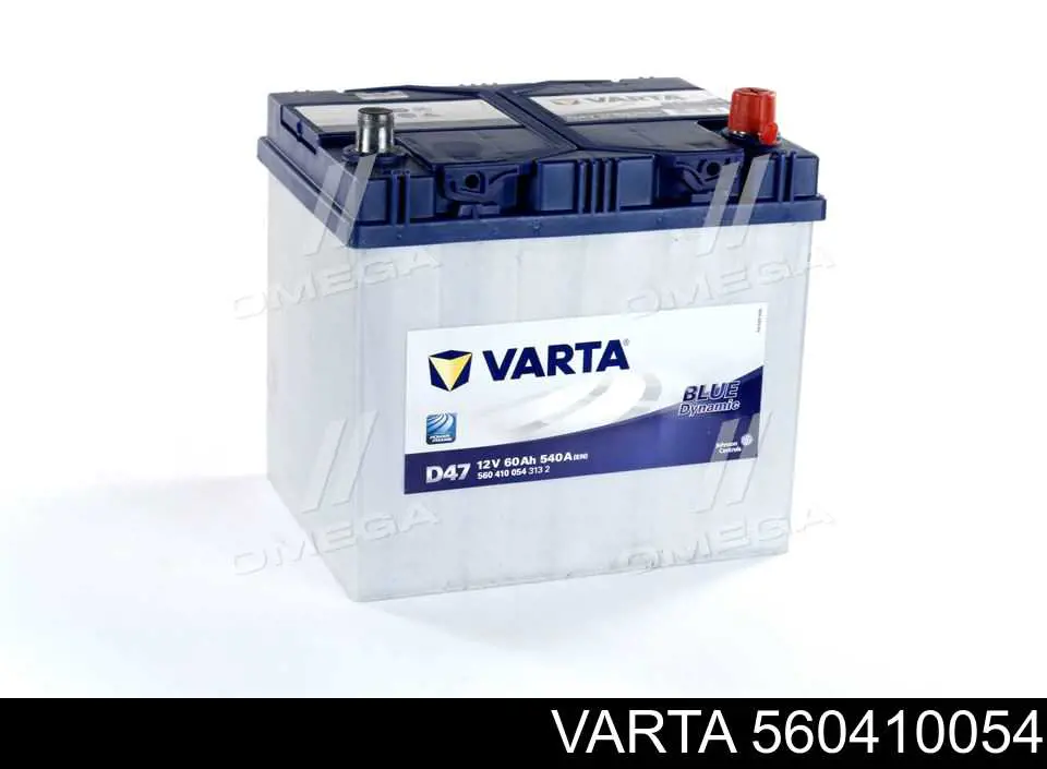 Аккумуляторная батарея (АКБ) VARTA 560410054