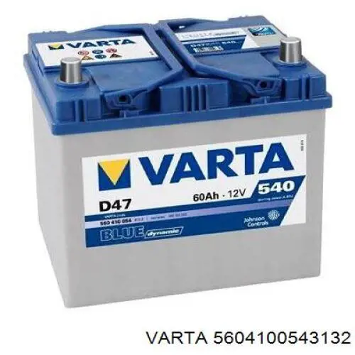 Batería de arranque 5604100543132 Varta