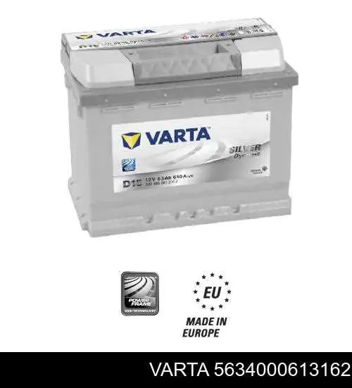 Аккумулятор Varta Silver Dynamic 63 А/ч 12 В B13 5634000613162