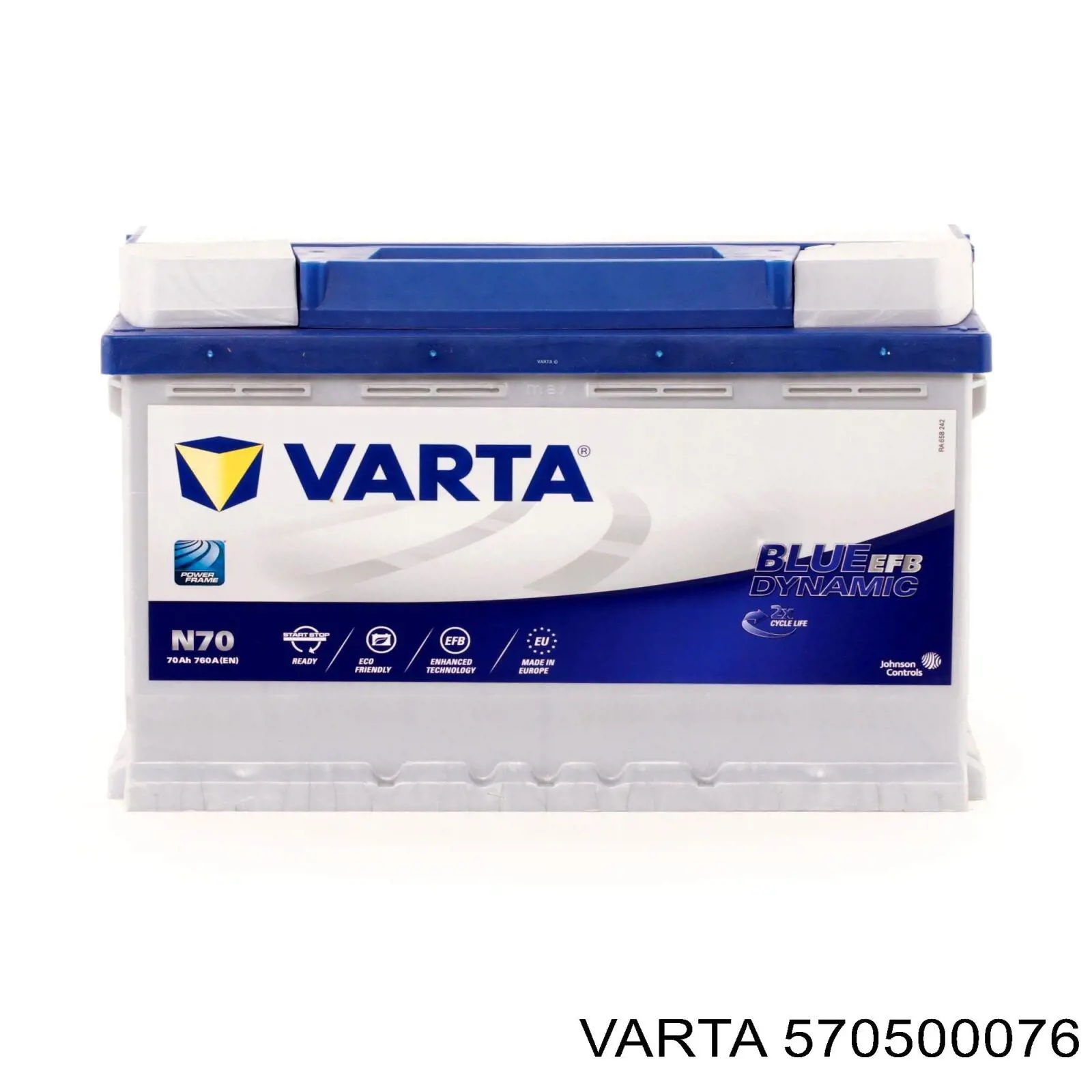 570500076 Varta Аккумуляторная батарея