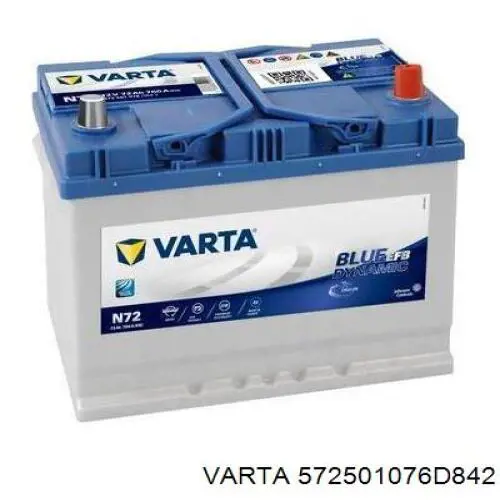 Купить 572501076D842 Varta Батарея аккумуляторная