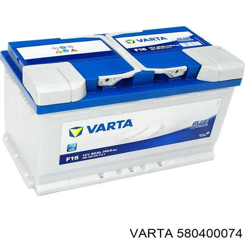 580400074 Varta bateria recarregável (pilha)