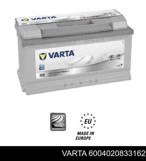 Аккумулятор Varta Silver Dynamic 100 А/ч 12 В B13 6004020833162