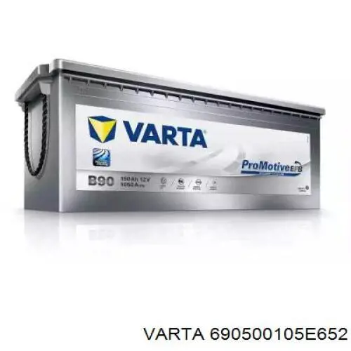 690500105 E652 Varta bateria recarregável (pilha)