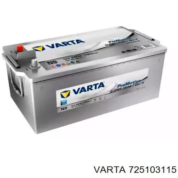 725103115 Varta bateria recarregável (pilha)