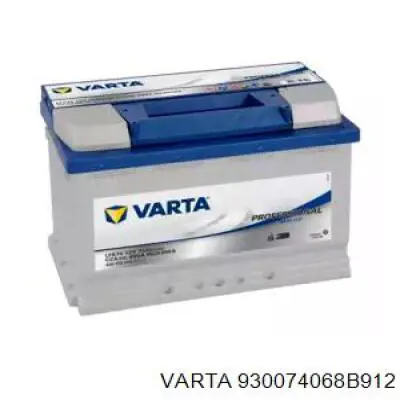 Аккумуляторная батарея (АКБ) VARTA 930074068B912