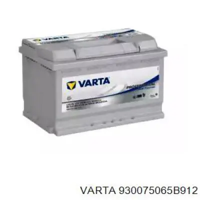 Аккумуляторная батарея (АКБ) VARTA 930075065B912