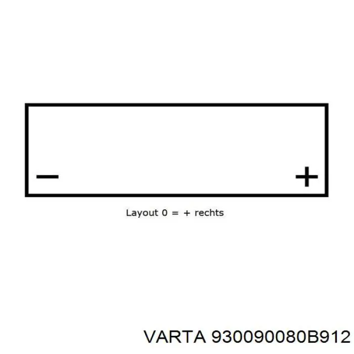Купить 930090080B912 Varta купить в Украине